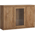 Grifflose Fronten und verstellbare Ablagen an dem Sideboard