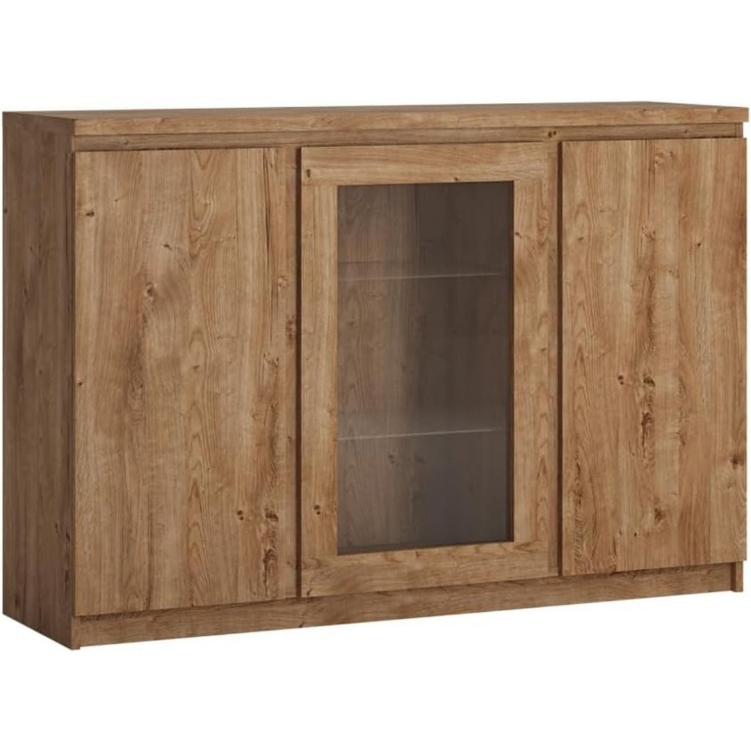Grifflose Fronten und verstellbare Ablagen an dem Sideboard
