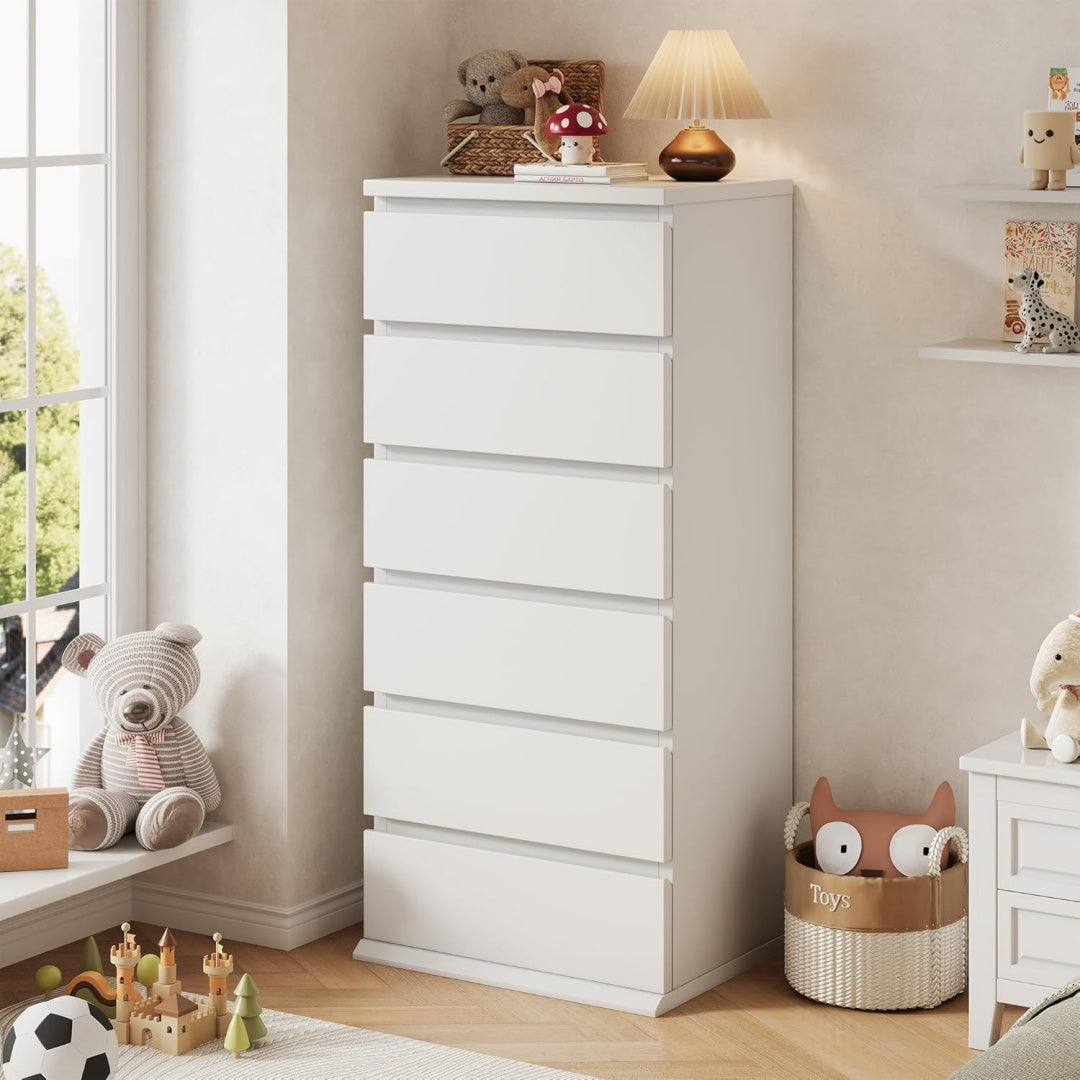 Sideboard mit Schubladen, 6 Schubladen und grifflosen Fronten