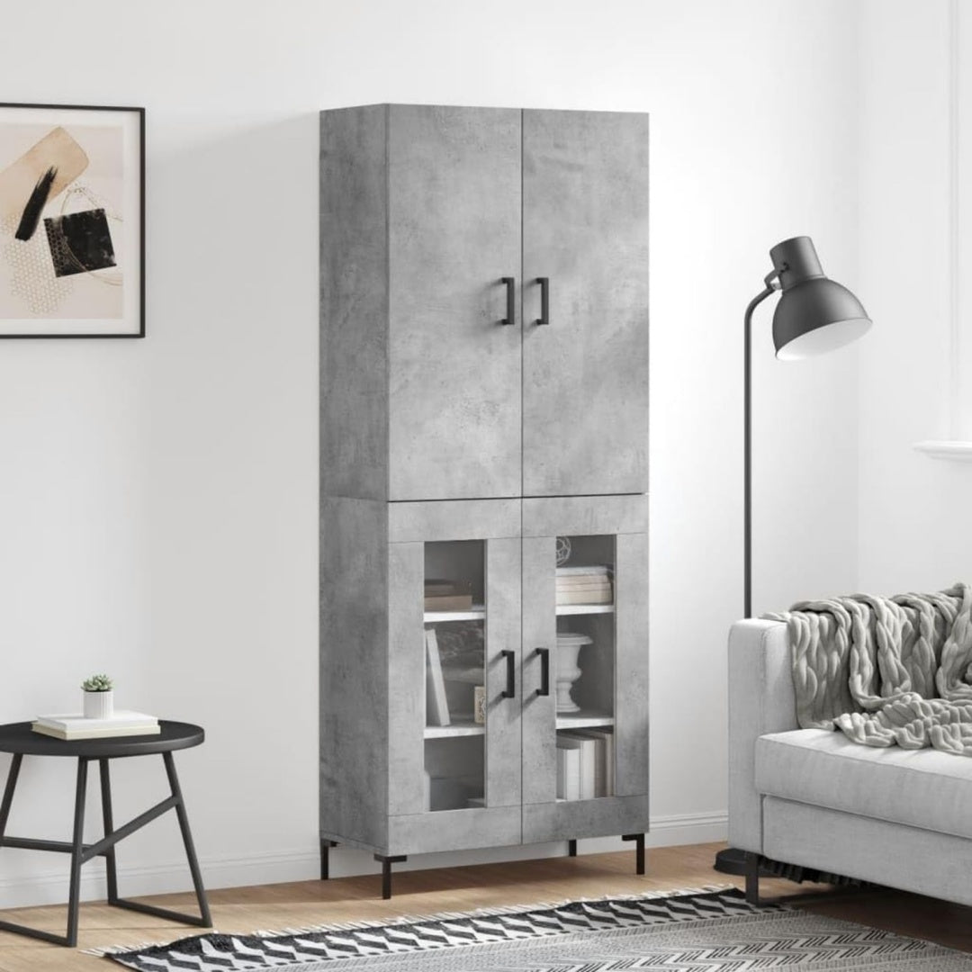 Hochschrank mit Wandmontage und geschlossenem Stauraum