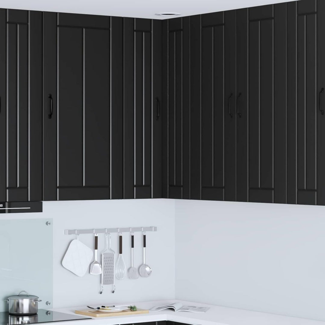 Sideboard in Schwarz mit 2 Tueren