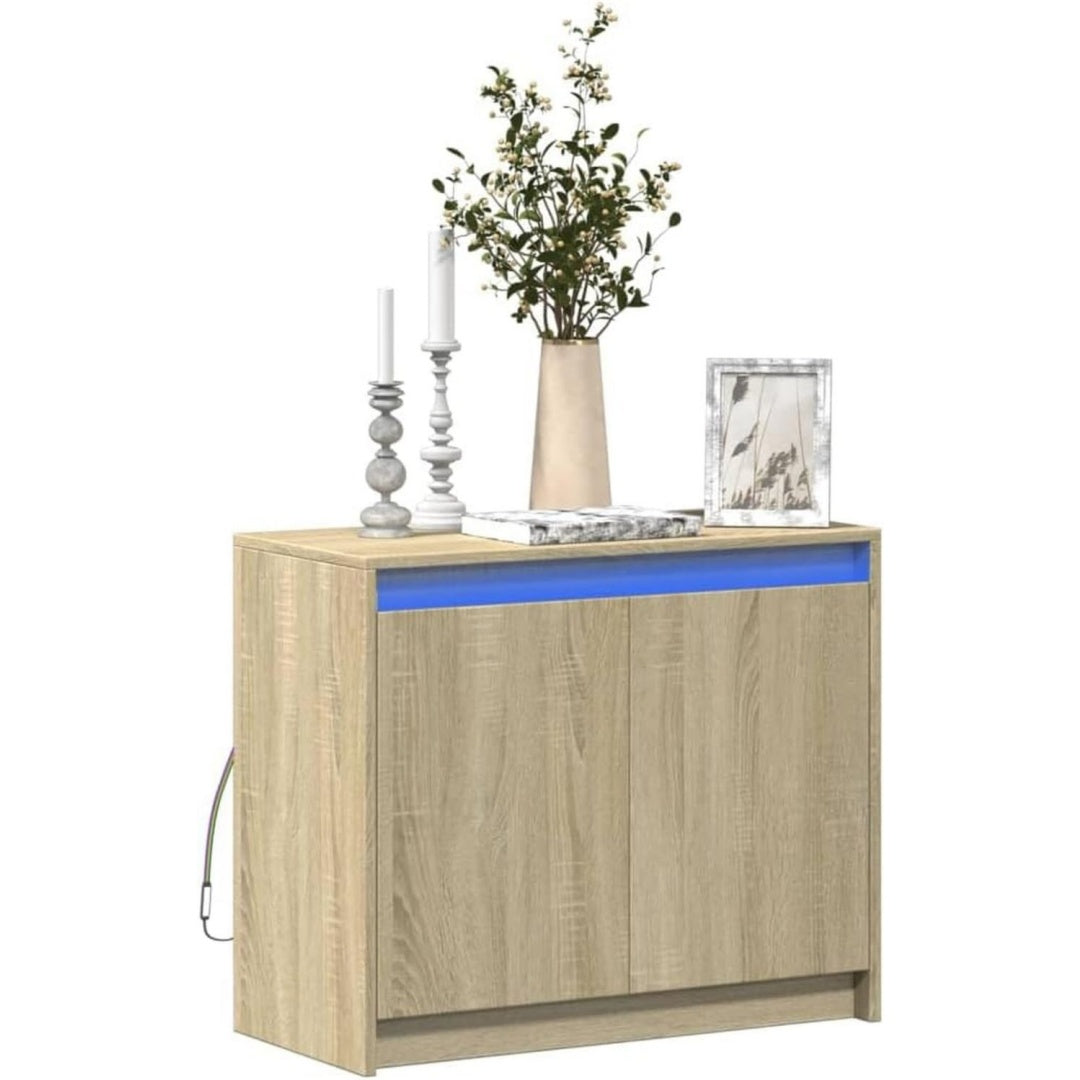 Das Sideboard nimmt mit 72 x 34 x 61 cm Gestalt an