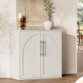 Sideboard in Weiss mit verstellbaren Ablagen