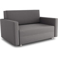 Eine Schlaffunktion an dem Sofa aus Metall
