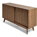 Sideboard aus Metall mit Reliefstrukturen