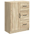 Sideboard mit den Massen 66 x 34.5 x 87 cm in Eichenbraun