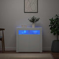 Sideboard mit den Massen 80 x 35 x 75 cm in Weiss
